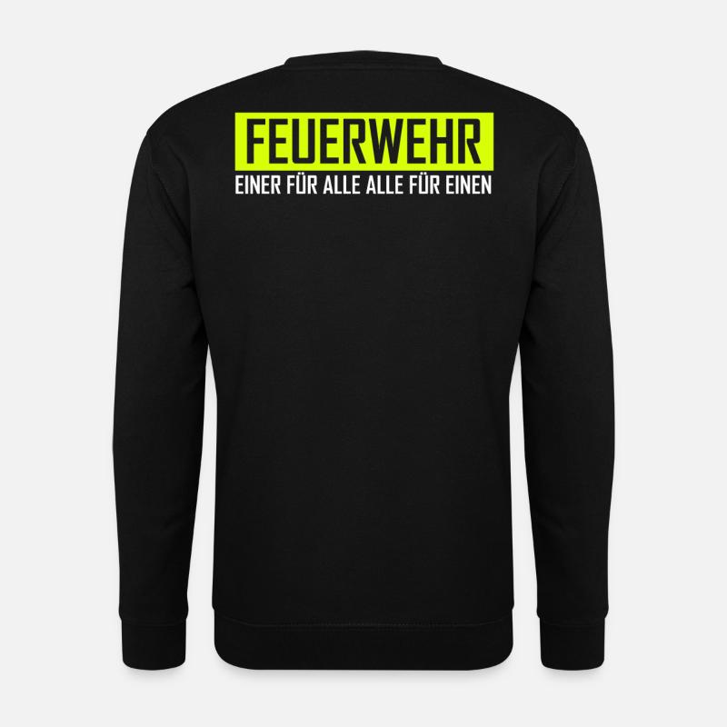 Feuerwehr Einer Für Alle Für Einen Geschenk - Unisex Pullover - Schwarz