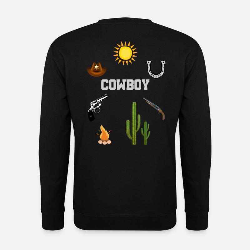 cowboy - Unisex Sweatshirt - black