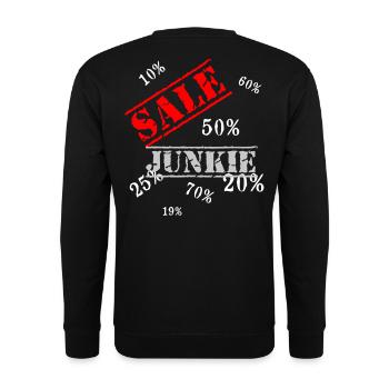 Sale - Unisex Pullover - Schwarz - Hinten - Alina (178cm)