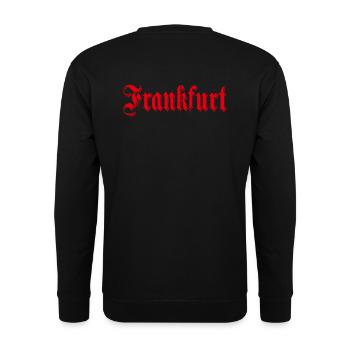 Frankfurt - Unisex Pullover - Schwarz - Hinten - Michal (187cm)