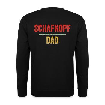 Schafkopf Schafkopfer schafkopfen Kartenspiel Bier - Unisex Pullover - Schwarz - Hinten - Alina (178cm)