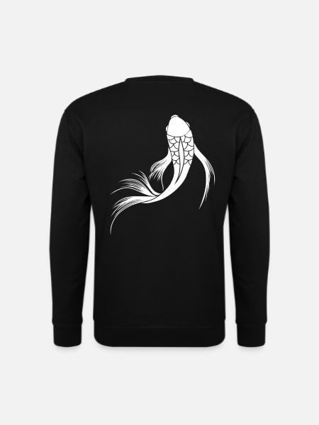 Fisch Fische Karpfen Asien China Japan Chinesisch - Unisex Pullover - Schwarz