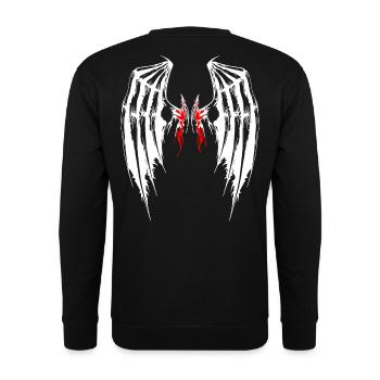 2reborn Devilwings Devil Wings ailes du diable wh - Sweat-shirt Unisexe - noir - Dos - Michal (187cm)