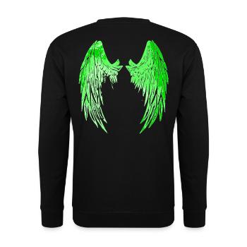 2reborn angelwings engelfügel Angel Engel green - Sweat-shirt Unisexe - noir - Dos - Alina (178cm)