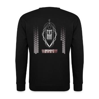 Meilleur design techno sans yeux - Sweat-shirt Unisexe - noir - Dos - Alina (178cm)
