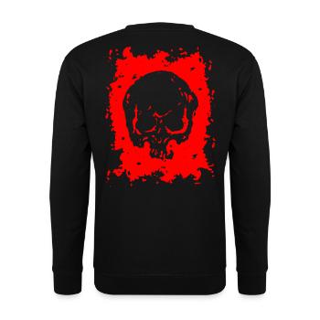 2reborn Head Totenkopf Horror Angst Tot - Unisex Pullover - Schwarz - Hinten - Alina (178cm)