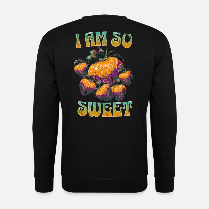 I am so sweet , pop - Unisex Pullover - Schwarz