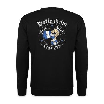 Hoffenheim Ehre Stolz Tradition No II - Unisex Pullover - Schwarz - Hinten - Alina (178cm)