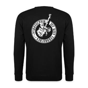 Pyrotechnik ist kein Verbrechen – Ultra Style - Unisex Pullover - Schwarz - Hinten - Alina (178cm)