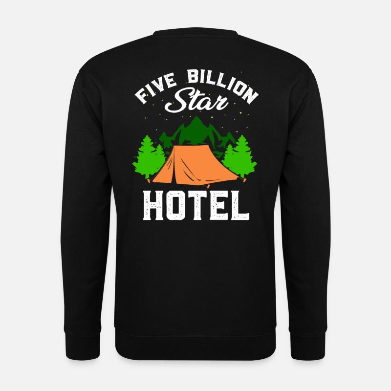 Camping Camping Campen Zelten Cadeau - Sweat-shirt Unisexe - noir