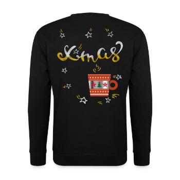 Advent Coffee - Unisex Sweatshirt - black - Back - Michal (187cm)