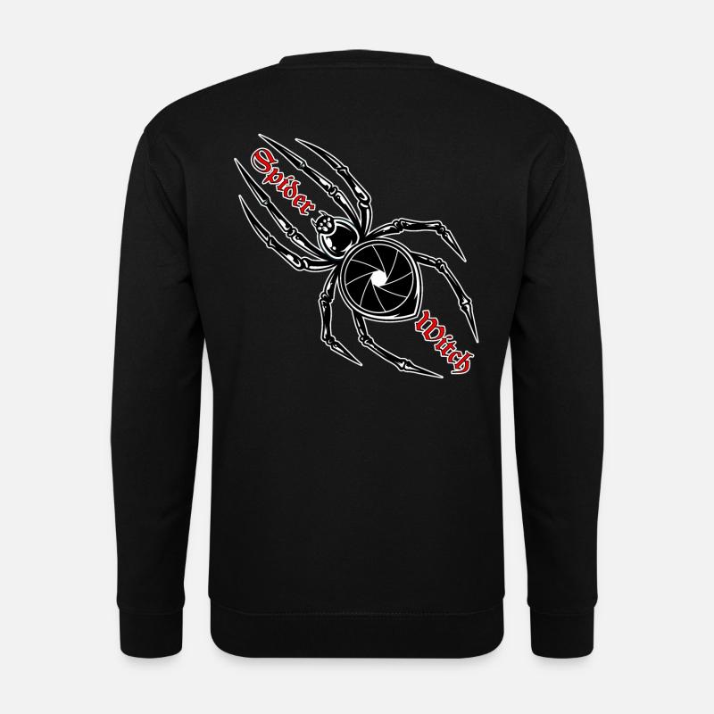 Spiderwitch Lens - Unisex Pullover - Schwarz