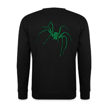 Spider Poisonous Poison Horror Halloween Spiders - Unisex Sweatshirt - black - Back - Alina (178cm)