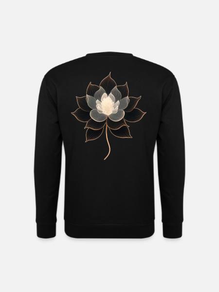 Lotus - Unisex Pullover - Schwarz