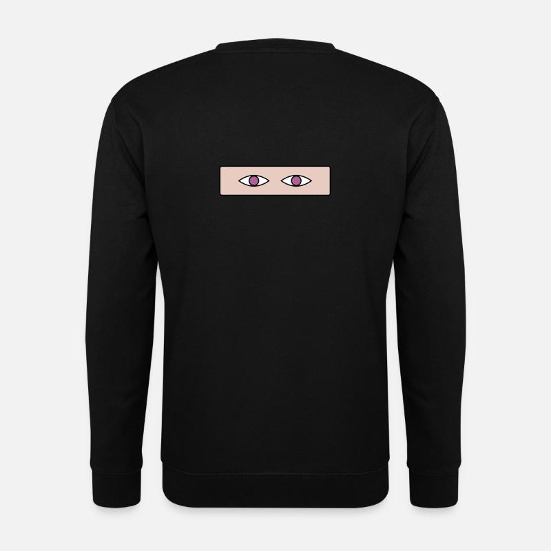 Eyes - Unisex Pullover - Schwarz