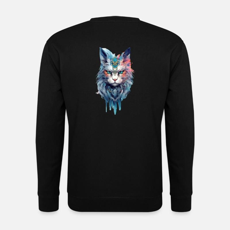 Cat from another world - Unisex Sweatshirt - black