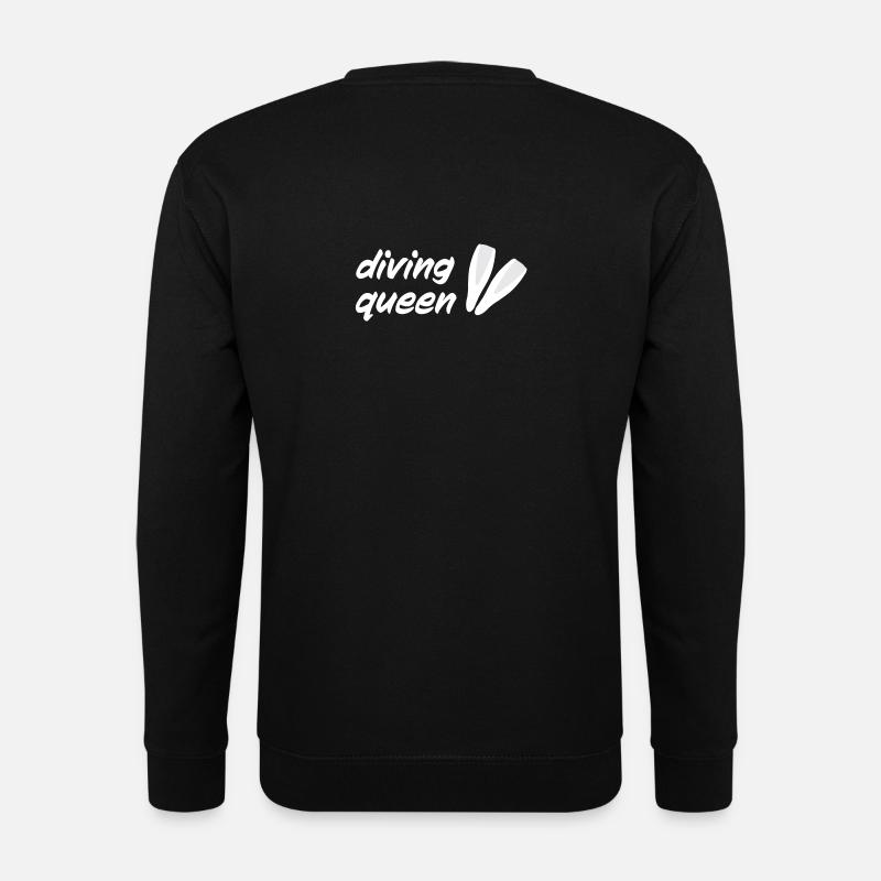 Reine de la plongée - Sweat-shirt Unisexe - noir