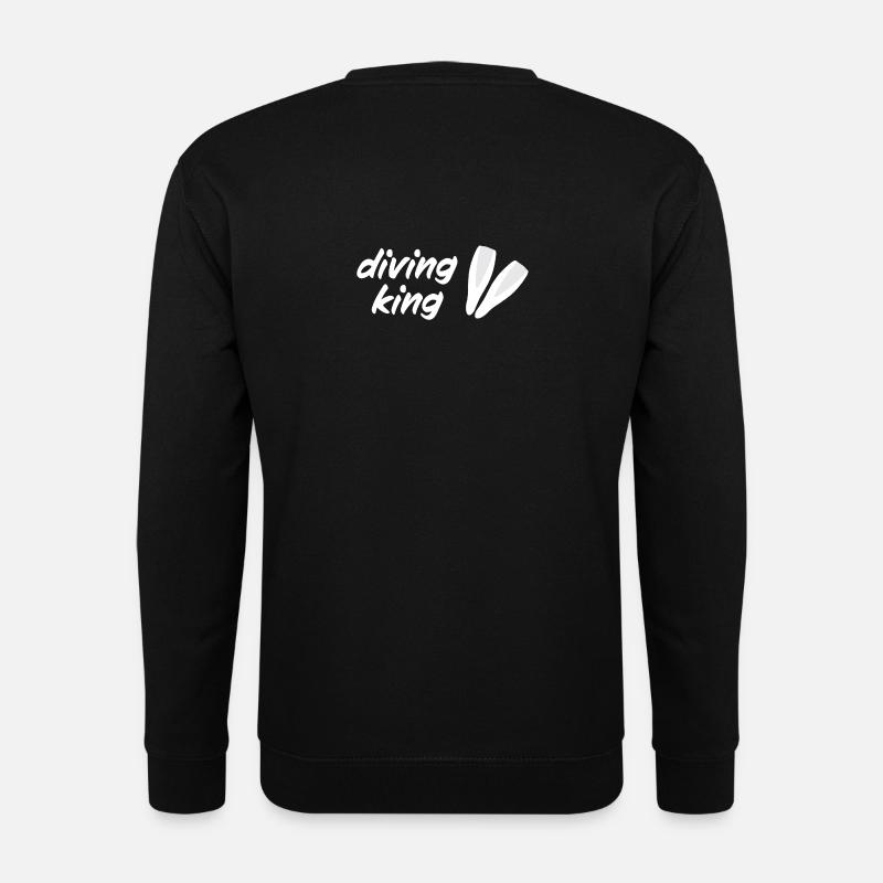 diving king - Unisex Pullover - Schwarz