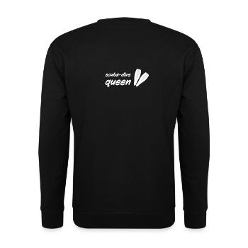 Scuba Dive Queen - Unisex Sweatshirt - black - Back - Alina (178cm)