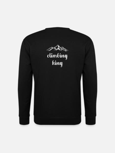 climbing king - Unisex Sweatshirt - black