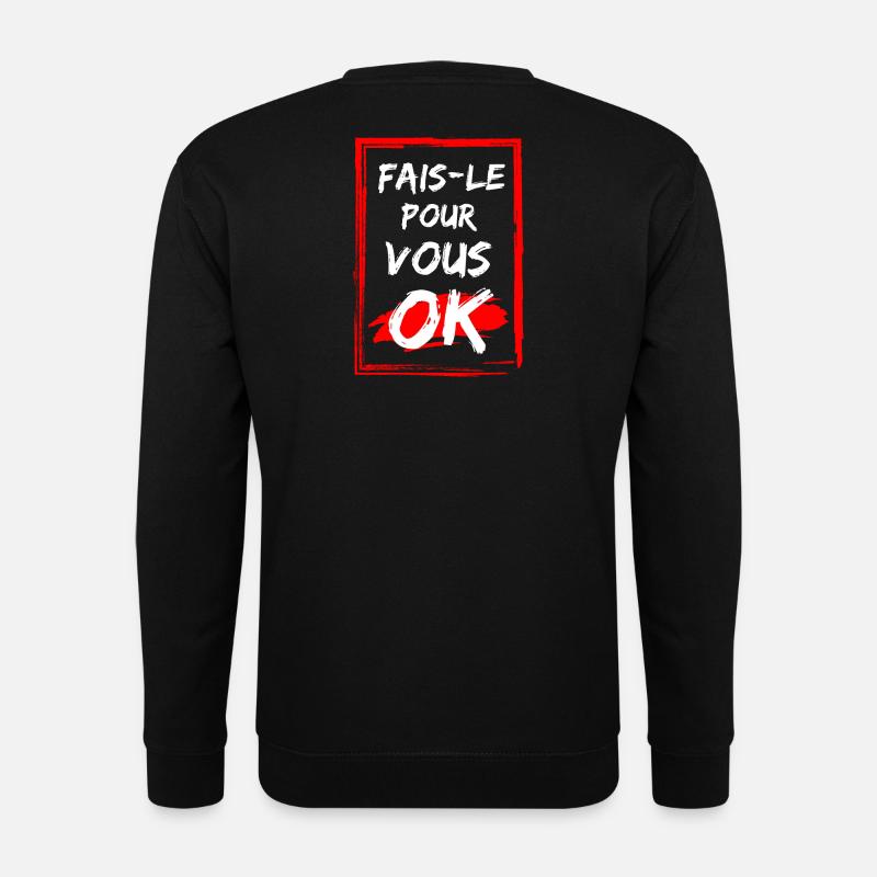 Affirming pattern with energetic style - Unisex Sweatshirt - black