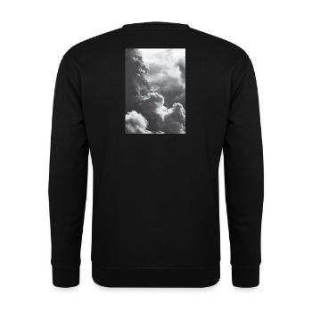 Odyssey in the Clouds - Unisex Pullover - Schwarz - Hinten - Michal (187cm)