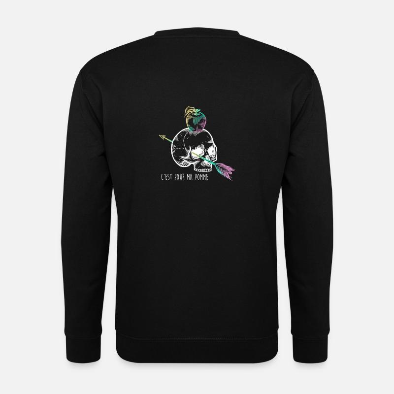 Skull Apple white - Sweat-shirt Unisexe - noir