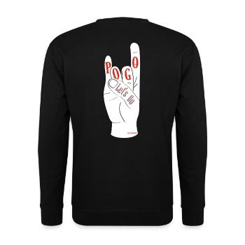 Let’s Go Pogo - Sweat-shirt Unisexe - noir - Dos - Alina (178cm)