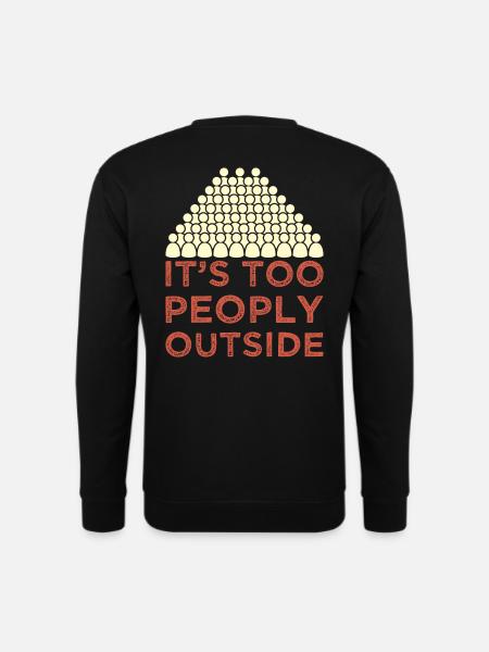 Introvert - Unisex Sweatshirt - black