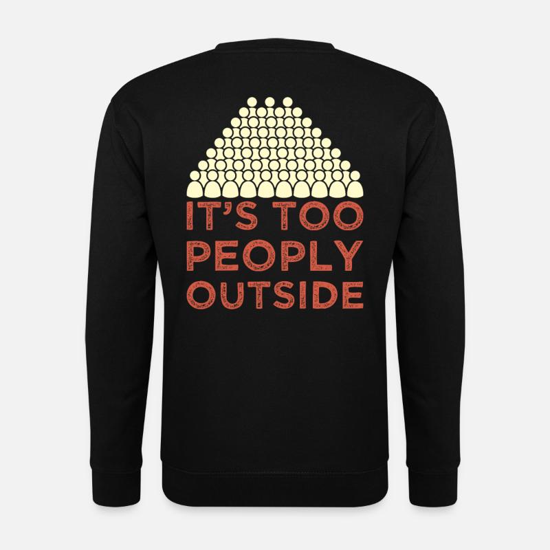 Introvertiert - Unisex Pullover - Schwarz