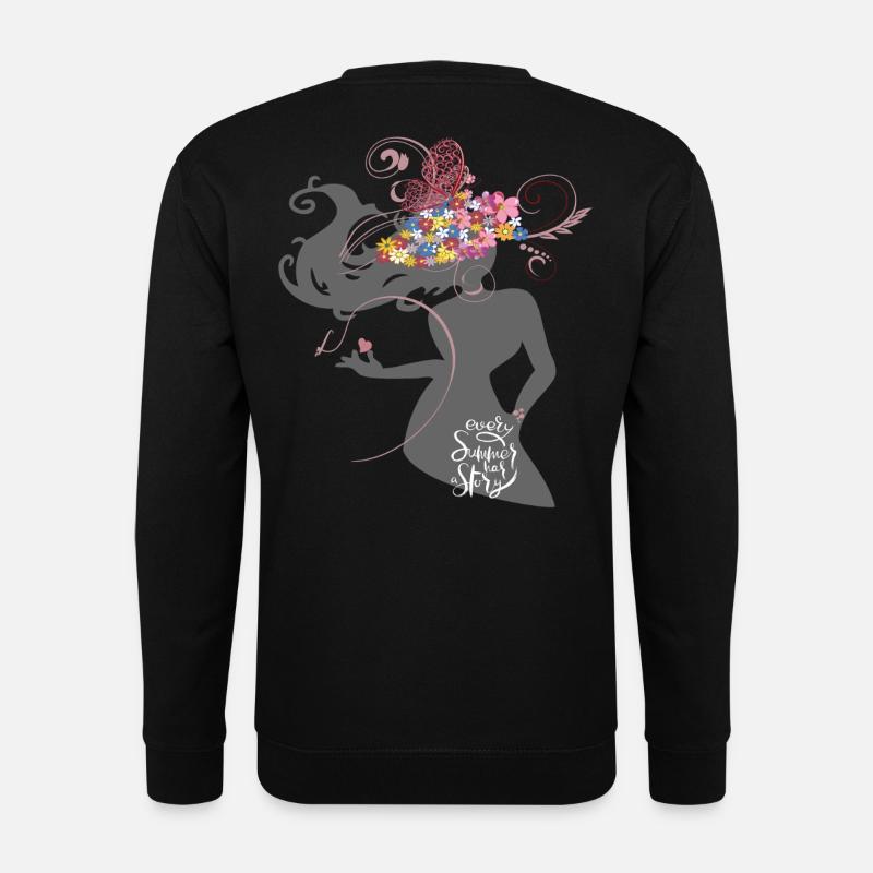 Girl Sommer - Unisex Pullover - Schwarz