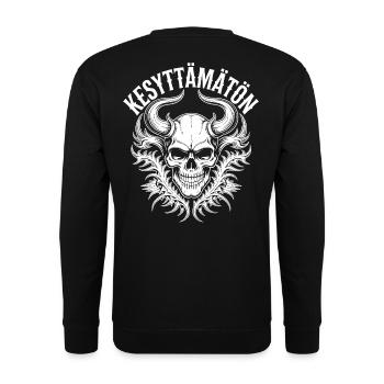Bleib wild - Unisex Pullover - Schwarz - Hinten - Michal (187cm)
