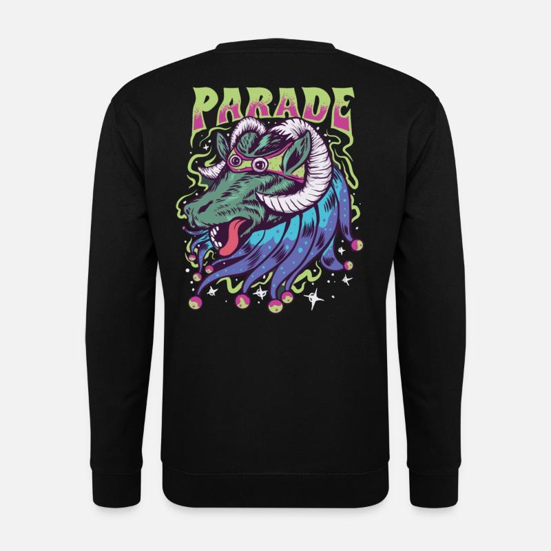 Parade goat - Unisex Pullover - Schwarz