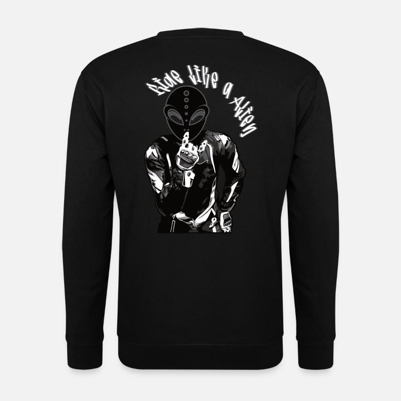 Alien Racer - Unisex Pullover - Schwarz