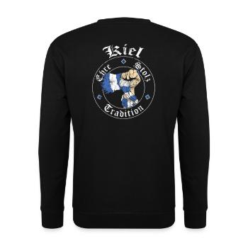 Kiel Ehre Stolz Tradition No II - Unisex Pullover - Schwarz - Hinten - Michal (187cm)