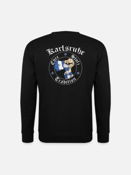 Karlsruhe Ehre Stolz Tradition No II - Unisex Pullover - Schwarz