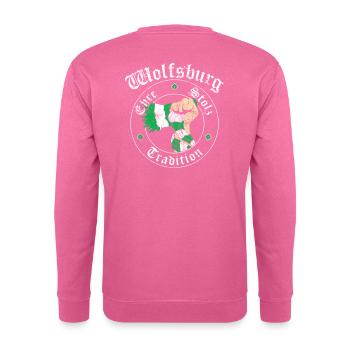 Wolfsburg Ehre Stolz Tradition No II - Unisex Pullover - Pink - Hinten