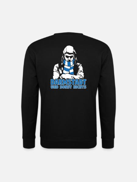 Darmstadt und sonst nichts - Unisex Pullover - Schwarz