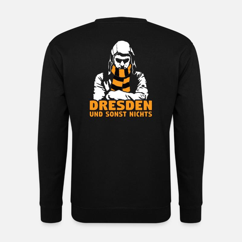 Dresden und sonst nichts - Unisex Pullover - Schwarz
