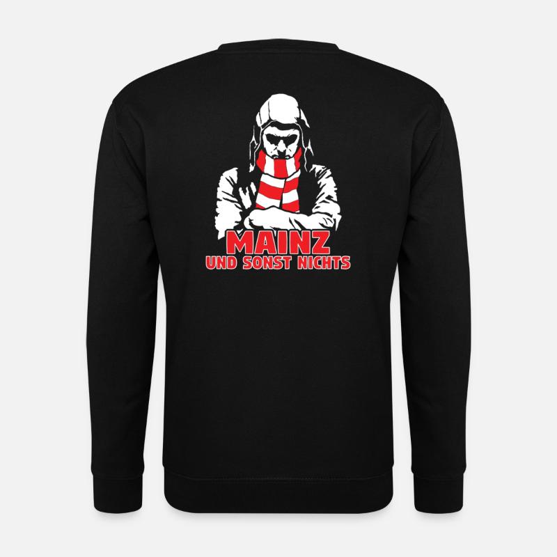 Mainz und sonst nichts - Unisex Pullover - Schwarz