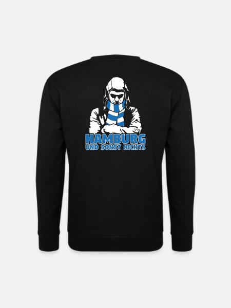 Hamburg und sonst nichts - Unisex Pullover - Schwarz