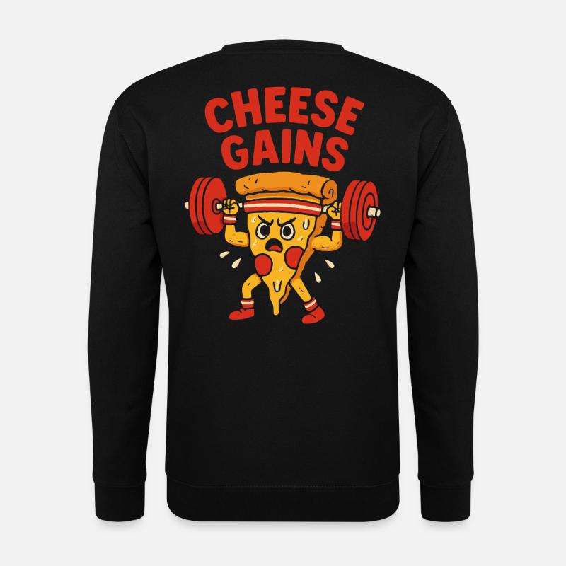 Käsig, kräftig, krass - Unisex Pullover - Schwarz