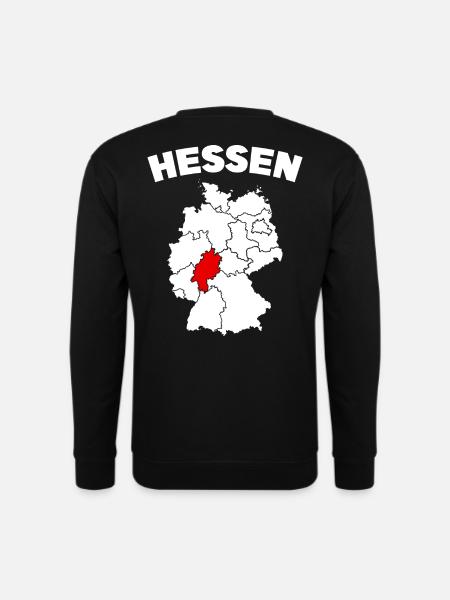 Bundesland Hessen - Unisex Pullover - Schwarz