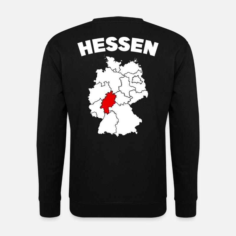 Bundesland Hessen - Unisex Pullover - Schwarz