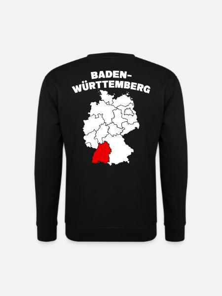 Bundesland Baden-Württemberg - Unisex Pullover - Schwarz