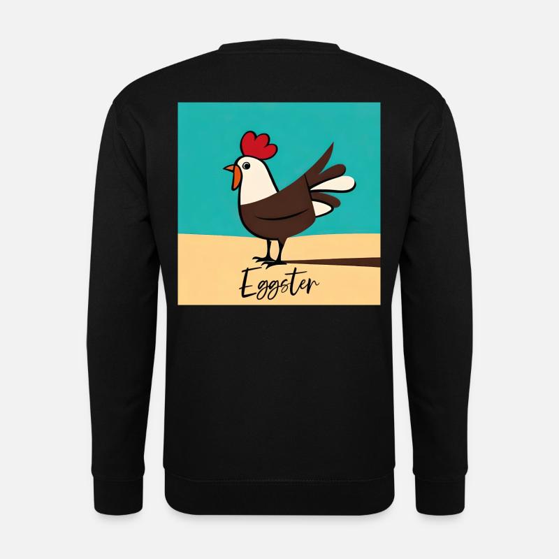 Eggster - Sweat-shirt Unisexe - noir