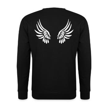 LIKE A BIRD - Unisex Sweatshirt - black - Back - Alina (178cm)
