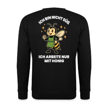 Apiculteur Je ne suis pas doux chéri en disant - Sweat-shirt Unisexe - noir - Dos - Michal (187cm)