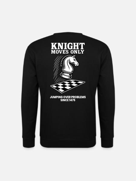 Ritter only jumps over problems - Unisex Sweatshirt - black