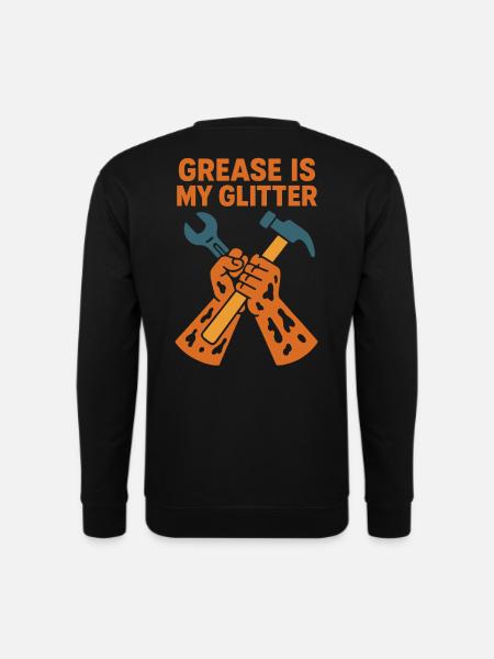 Funny Craftsman Mechanic Saying - Unisex Sweatshirt - black